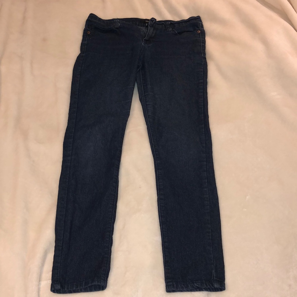 Forever 21 dark wash skinny jeans